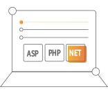 支持ASP、PHP、.Net等多種語(yǔ)言開(kāi)發(fā)